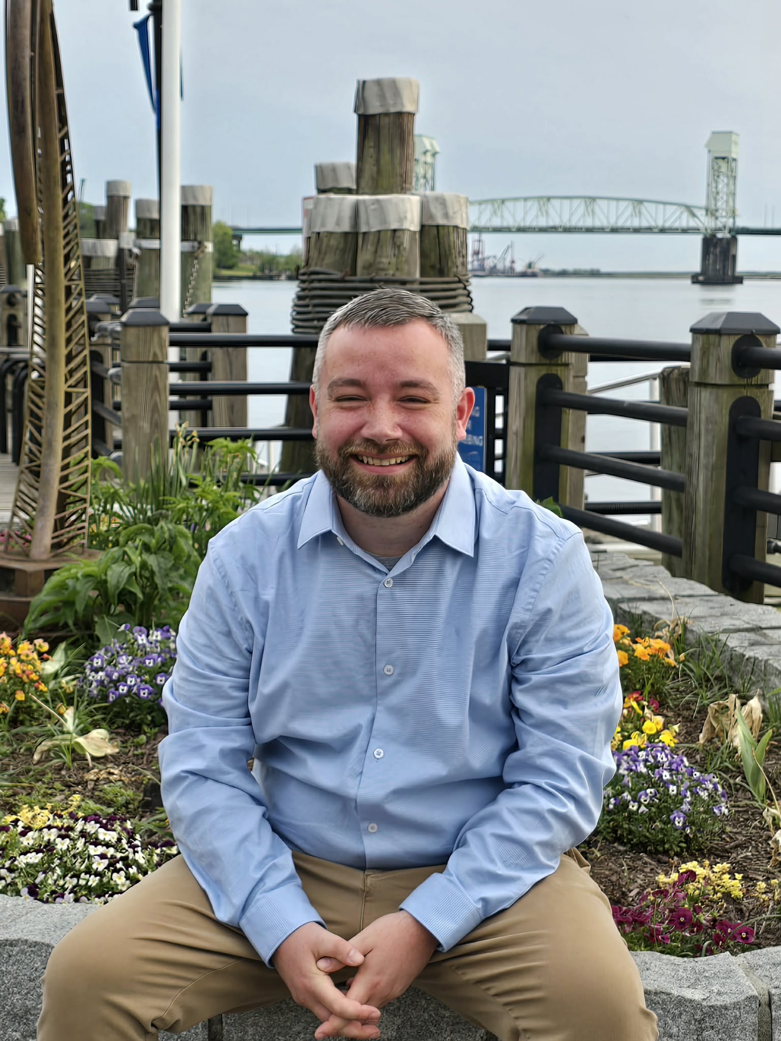 Joseph Ervin, founder of Rising Tide Digital, downtown Wilmington NC